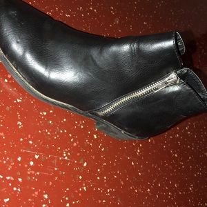 Black ankle booties